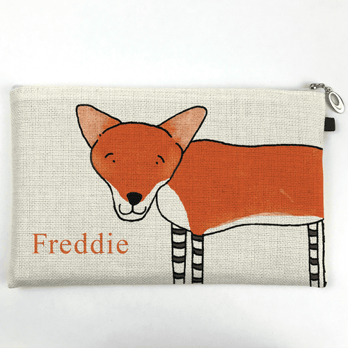 Personalised Pencil Case - Dash the Little Fox