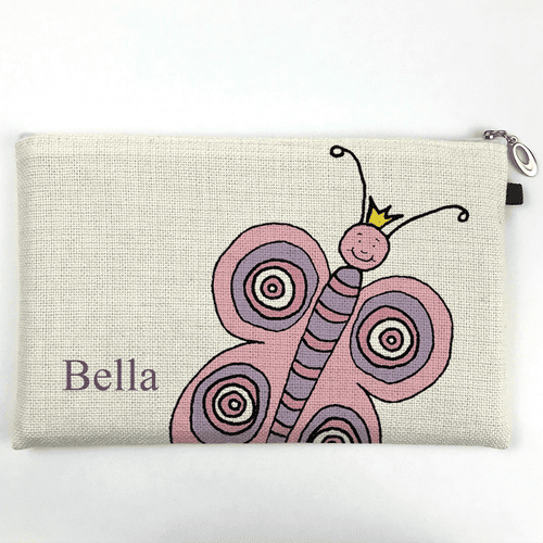 Personalised Pencil Case - Flutter the Little Butterfly