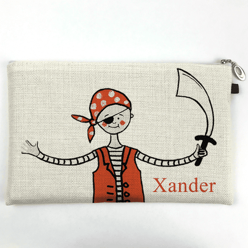 Personalised Pencil Case - Plank the Little Pirate