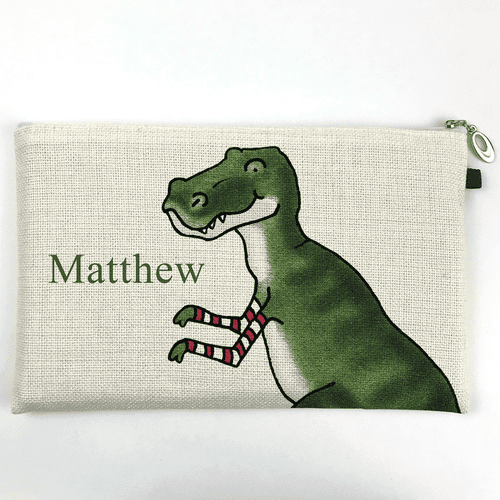 Personalised Pencil Case - Roar the Little Dinosaur