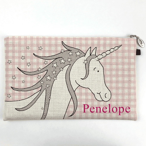 Personalised Pencil Case - Sparkle the Little Unicorn
