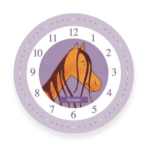 Personalised Pony Clock - Twitty the Little Pony