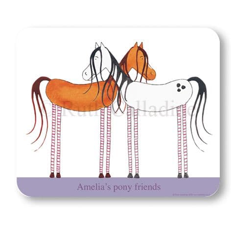 Personalised Pony Friends Placemat - Twizzle & Twitty