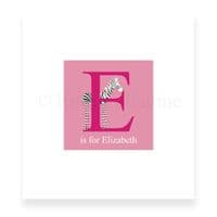 Personalised Ready to Frame Mounted Alphabet Prints