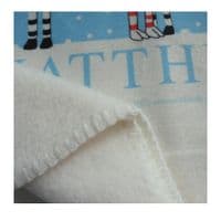 Personalised Baby Blankets | Personalised Baby Gifts | Christening Gifts | Snowy Day | Little Folk