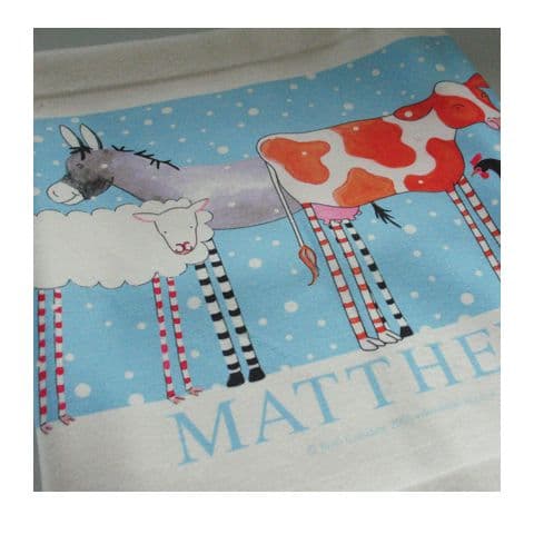 Personalised Snowy Day - Cuddly Fleece Blanket