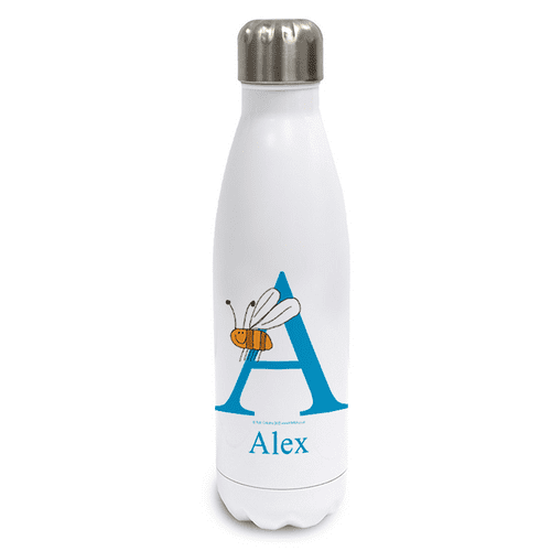 Personalised Stainless Steel Thermos Bottle - Buzz the Little Bee