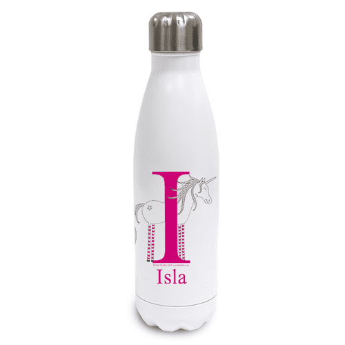 Personalised Stainless Steel Thermos Bottle - Sparkle the Little Unicorn