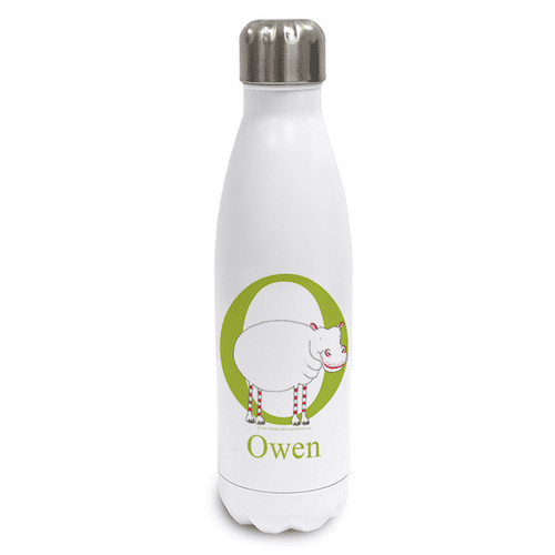 Personalised Stainless Steel Thermos Bottle - Splash the Little Hippo