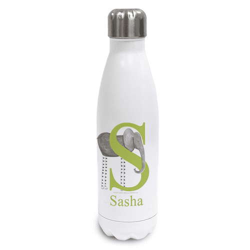 Personalised Stainless Steel Thermos Bottle - Squirt the Little Elephant