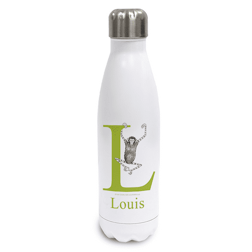 Personalised Stainless Steel Thermos Bottle - Swing the Little Chimp