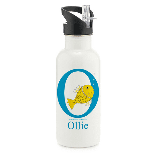 Personalised Stainless Steel Water Bottle - Fins the Little Fish