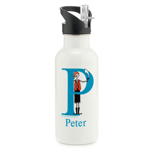 Personalised Stainless Steel Water Bottle - Plank the Little Pirate