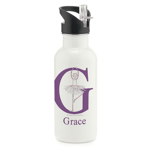 Personalised Stainless Steel Water Bottle - Twirl the little Ballerina