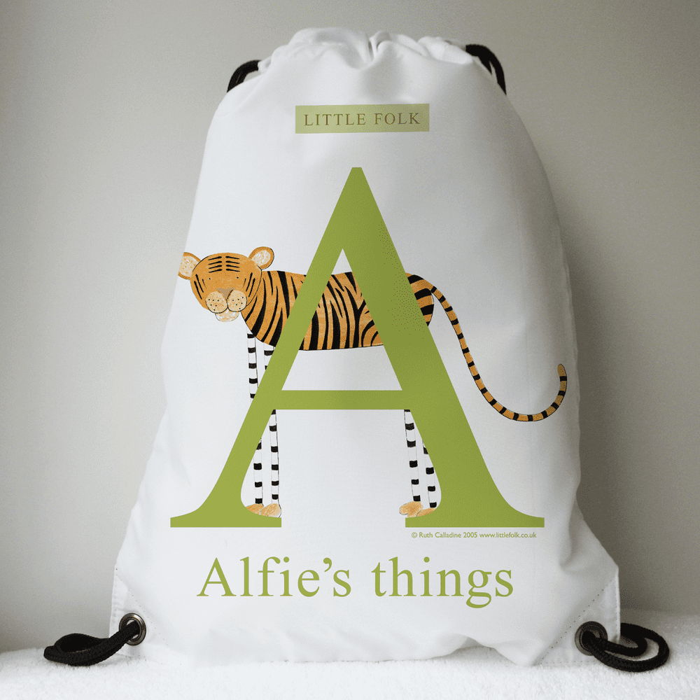 Personalised Swimming Bag - Pounce the Little Tiger