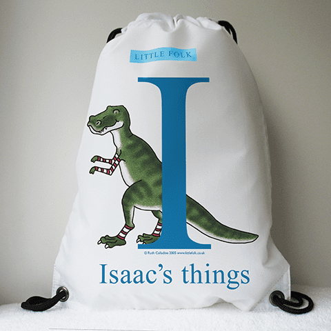 Personalised Swimming Bag - Roar the Little Dinosaur