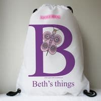 Personalised Swimming Bags | Swimming Bags | Personalised Children's Gifts | Flutter the Little Butterfly | Little Folk