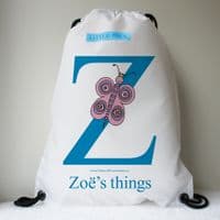 Personalised Swimming Bags | Swimming Bags | Personalised Children's Gifts | Flutter the Little Butterfly | Little Folk