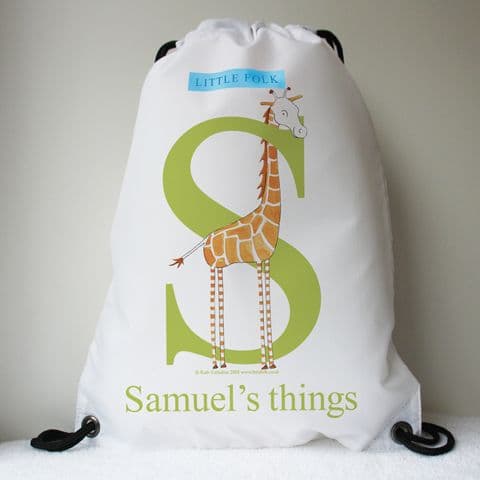 Personalised Swimming Bags - Long Legs the Little Giraffe
