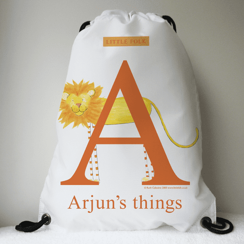 Personalised Swimming Bags - Meow the Little Lion