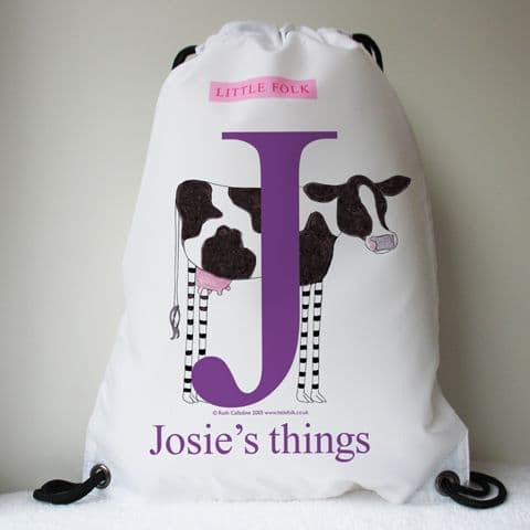 Personalised Swimming Bags - Moo Moo the Little Cow