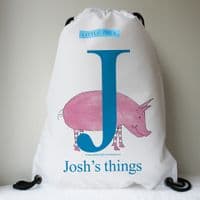 Personalised Swimming Bags | Personalised Childrens Gifts | Birthday Gifts | Oink the Little Pig | Little Folk