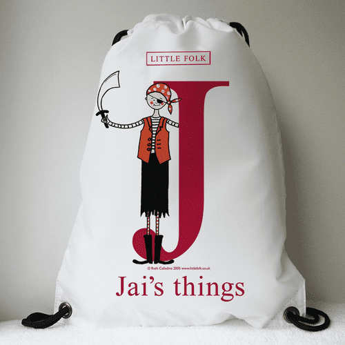 Personalised Swimming Bags - Plank the Little Pirate