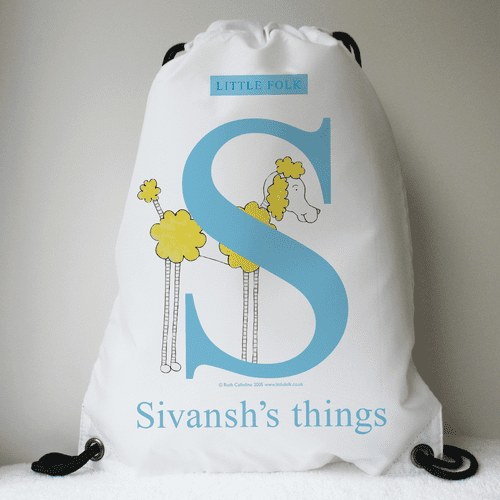 Personalised Swimming Bags - Puffball the Little Dog