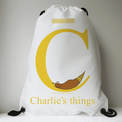 Personalised Swimming Bags - Slugie the Little Slug