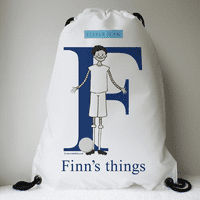 Personalised Swimming Bags | Football Bags | Personalised Children's Gifts | Chip the Little Footballer | Little Folk