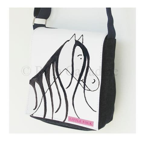 Personalised Twizzle the Little Pony Head Small Shoulder Bag