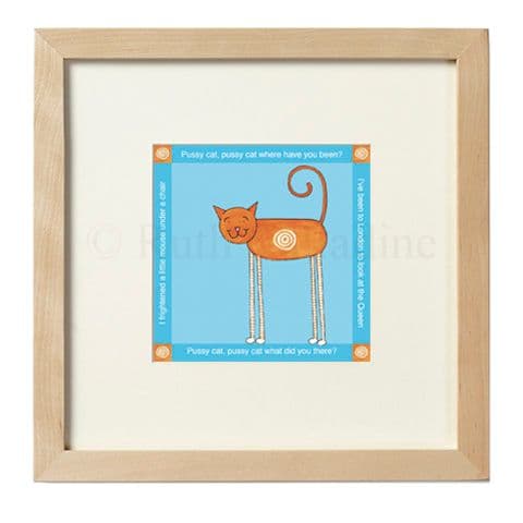 Pussy Cat Pussy Cat Nursery Rhyme Picture