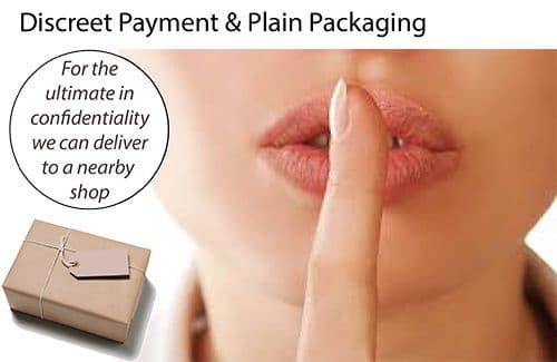 Completely anonymous packaging and Discreet payments