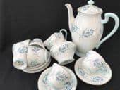 AYNSLEY retro coffee set / service - LAS PALMAS