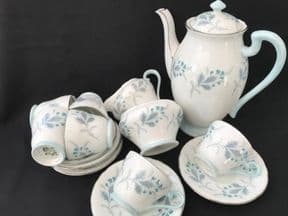 AYNSLEY retro coffee set / service - LAS PALMAS