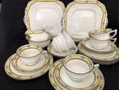 Beautiful AYNSLEY tea service for 6 Art Nouveau