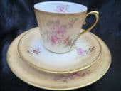 Beautiful Limoges - Raymond Laporte - Blush ivory tea trio