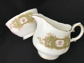 Duchess 'Granville' milk jug and sugar bowl