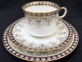 Elegant CAULDON Floral tea trio