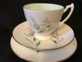 Heathcote china 60's tea trio