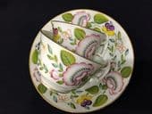 NOT AVAILABLE NEW HALL c1810 trio of cups and saucer