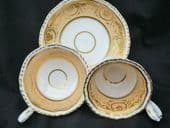 NOT FOR SALE H & R Daniel 2nd Gadroon tea & coffee trio