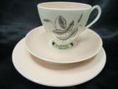 Queen Anne "Harvest Pink" tea trio