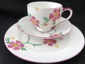 Rare Paragon Art Deco trio hand painted