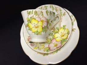 Roslyn China Azelea tea trio