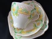 Roslyn China tea trio - Rosea