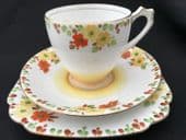 Royal Standard Deco tea trio