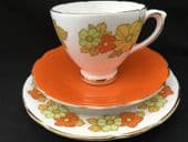 Royal Sutherland retro tea trio