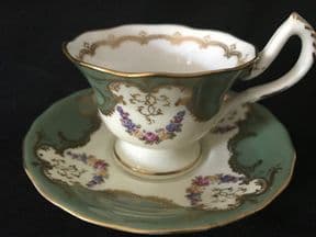 Royal Worcester espresso coffee cup and saucer