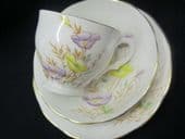 Royal York Art Deco tea trio -Poppies